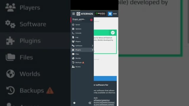How to add plugins and mods in minecraft aternos server for Java / bedrock edition. смотреть онлайн