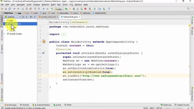 Android WebView Kullanımı смотреть онлайн