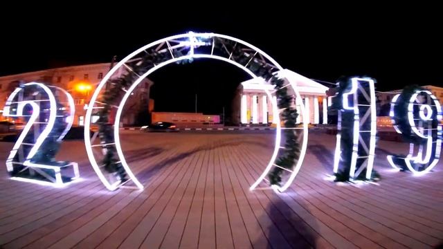 Новогоднее украшение города Новороссийска 2018-2019 смотреть онлайн