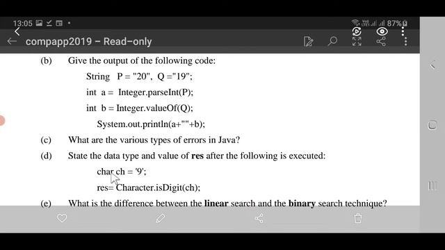 icse 2019computer applications solved question paper solved SECTION A (EXPLAINED in HINDI) смотреть онлайн