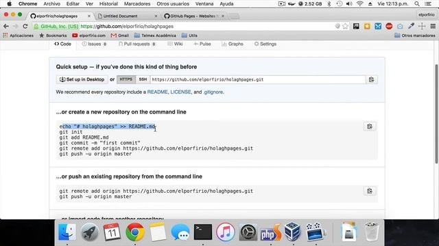 Publicar sitio en github pages / Git смотреть онлайн