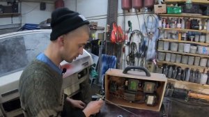 Самодельный Споттер из микроволновки. Рихтовка кузова автомобиля.