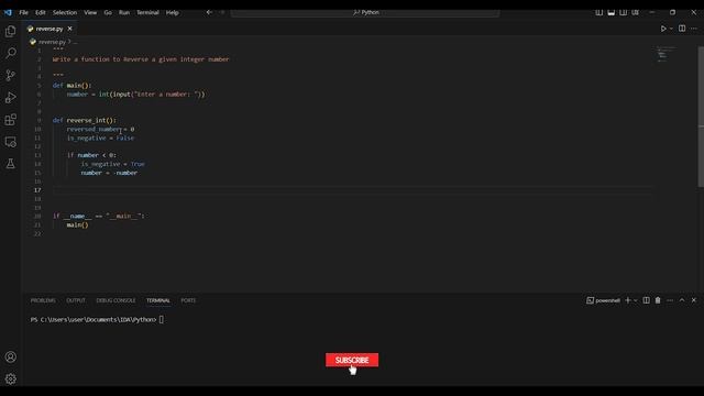 100 Days of Python - Day 3: Reverse a given integer number смотреть онлайн