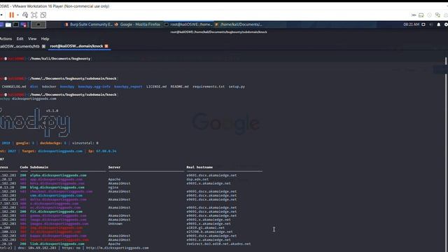 Bug Bounty - Subdomain Enumeration with KNOCKPY смотреть онлайн