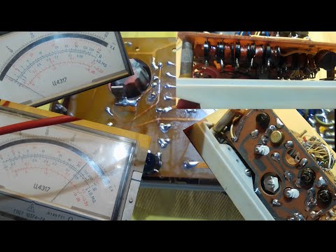 Мультиметр из СССР Ц4317 Обзор смотреть онлайн