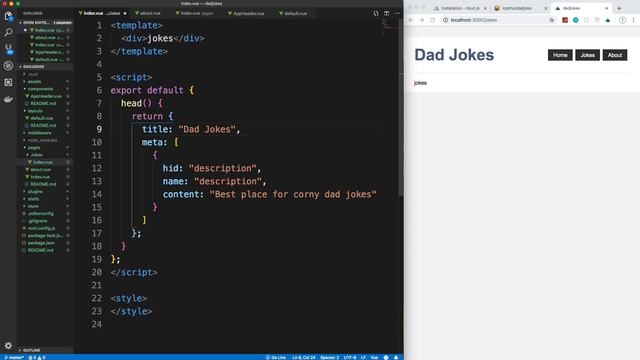 Nuxt JS Crash Course смотреть онлайн