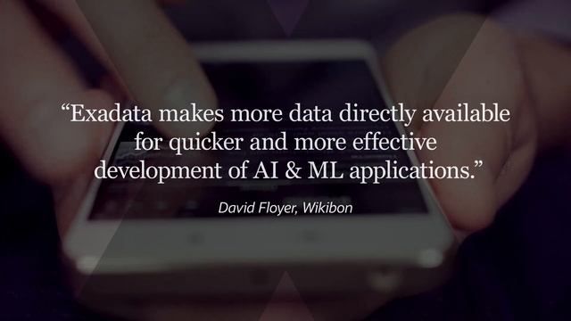 Oracle Exadata the Best Platform for Machine Learning Applications смотреть онлайн