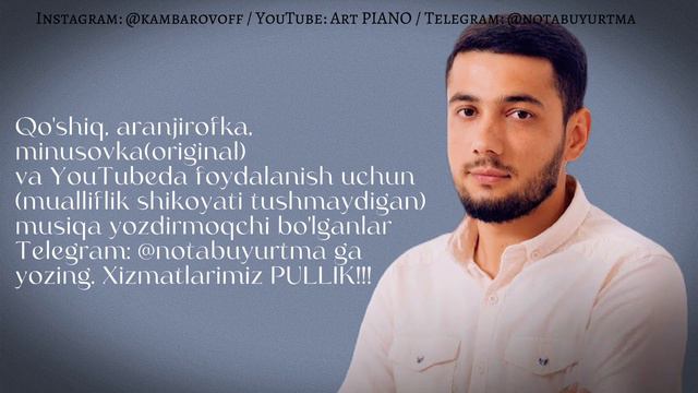 Jaloliddin Ahmadaliyev - Sogʻindim | KARAOKE • TEKST • LYRIC VIDEO • PIANO VERSION | qo'shiq matni смотреть онлайн