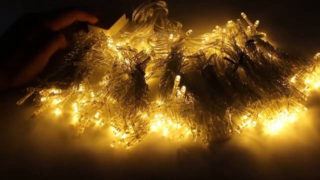 Светодиодная Гирлянда 3x3/6x3 м с АЛИЭКСПРЕСС смотреть онлайн