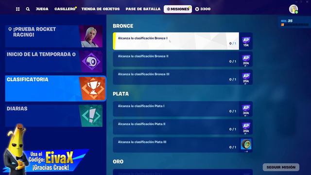 ALCANZA EL RANGO DE ORO EN ROCKET RACING O ALCANZA LA CLASIFICACION ORO EN ROCKET RACING FORTNITE смотреть онлайн