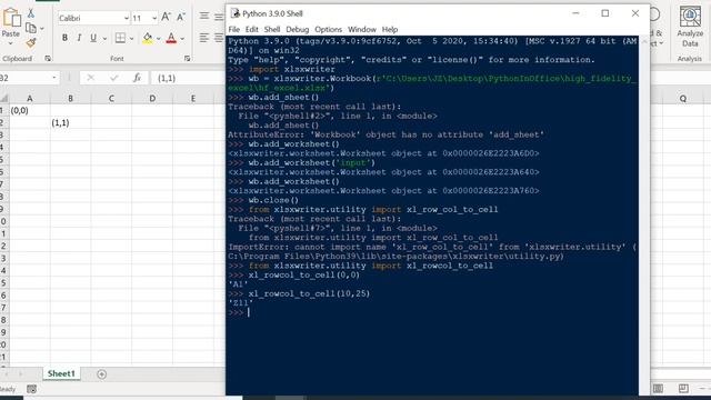 Use Python Xlsxwriter To Create Excel Spreadsheet (Part 1) смотреть онлайн