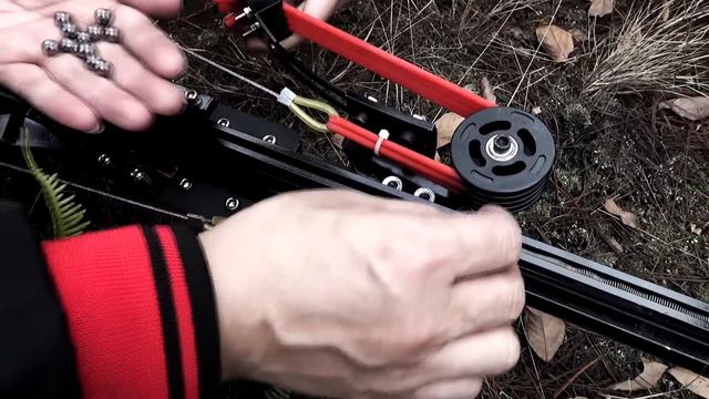 Semi-Automatic 40BB Magazine Hunting SlingBow Slingshot смотреть онлайн