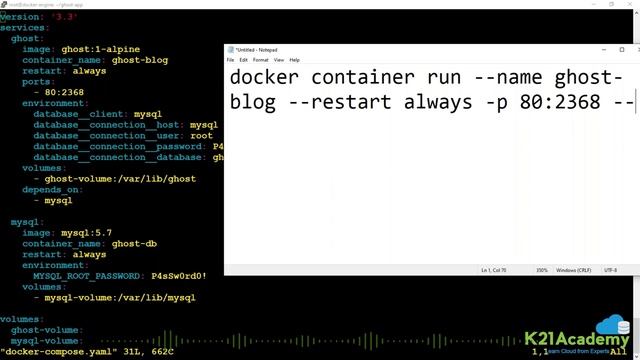 What is Docker Compose? | Docker Hands-on Tutorial | Docker Tutorial for Beginners | K21Academy смотреть онлайн