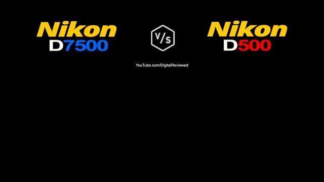 Nikon D7500 vs Nikon D500 смотреть онлайн