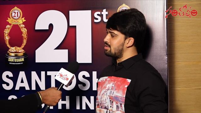 Charith Video Byte At Santosham OTT Awards | Santosham Awards | Santosham Suresh смотреть онлайн