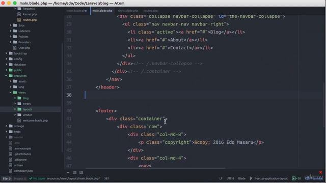 Laravel Wordpress Clone Blog + 006 Setup Application Layout смотреть онлайн