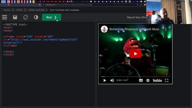 HTML YouTube Видео смотреть онлайн