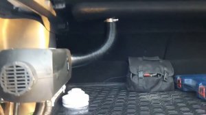 Рено Дастер 1.5dCi + китайская вебасто(сухой фен) в салон. Почему бы нет?