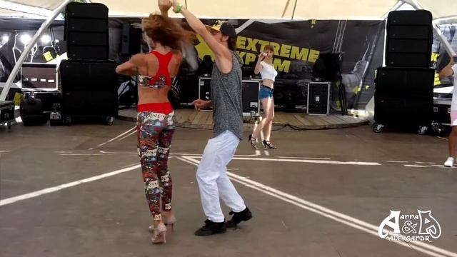 Aleksandr & Anna Bachata demo Crimea Extreme Fest смотреть онлайн