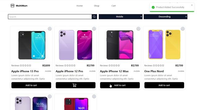 Ecommerce Front-end React Js смотреть онлайн