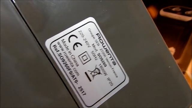 Rowenta SO9260 Heizlüfter - Mechanic Ceramic Fan Heater смотреть онлайн