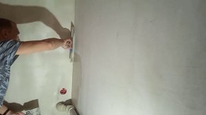 "Шпаклёвка стен под обои без шлифовки "