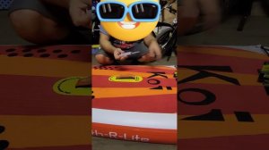 Ремонт SUP Board Koi Karp. Воздушные пузыри под не скользящим ковриком у САПа