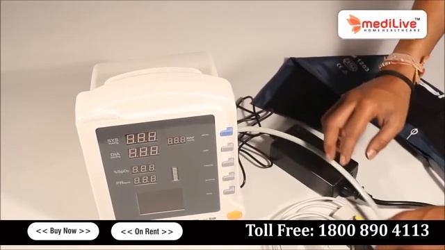 MEDILIVE | SPO2 WITH NIBP MONITOR CMS 5100 смотреть онлайн
