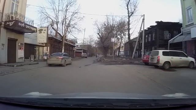 28.03.2016-19-03. Иркутск. Проезд навстречу одностороннему движению смотреть онлайн