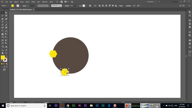 Shape Builder Tool - Adobe Illustrator CC 2019 смотреть онлайн