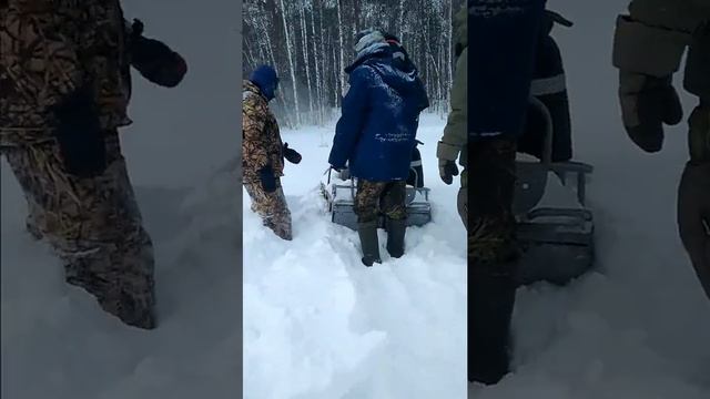 Едем на рыбалку. ХМАО деревня Ананеево