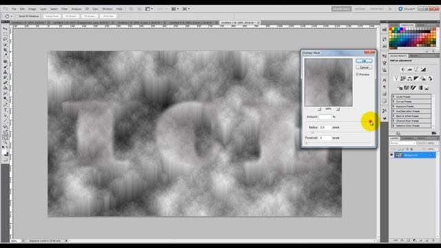 Photoshop Tutorial: Simple 3d Iced Text Effect смотреть онлайн