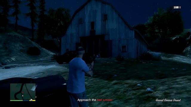 GTA V - Maude Bail Jumper Mission #2 "Larry Tupper" Old Barn Location (Killed them all) смотреть онлайн