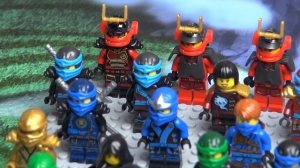Лего НИНДЗЯГО минифигурки LEGO NINJAGO вся коллекция