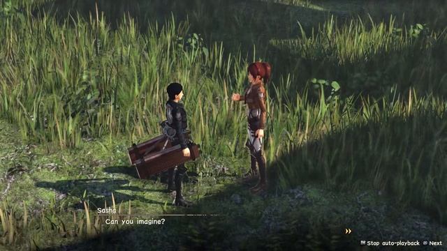 Sasha Spills Jean's Secret - Attack on Titan 2 Game - Jean Friendship Event смотреть онлайн