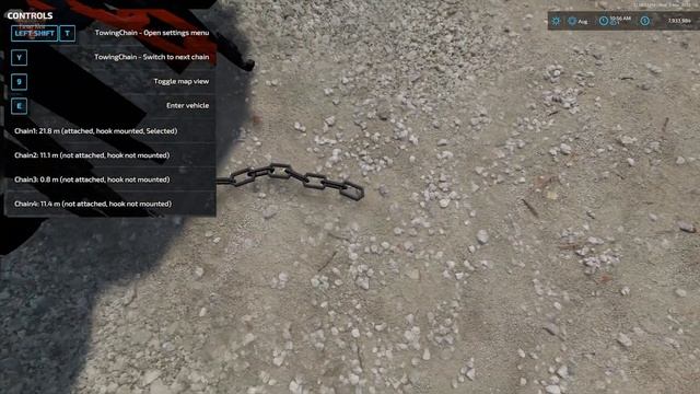 Towing Chain With Hook | Mod Review | Farming Simulator 22 смотреть онлайн