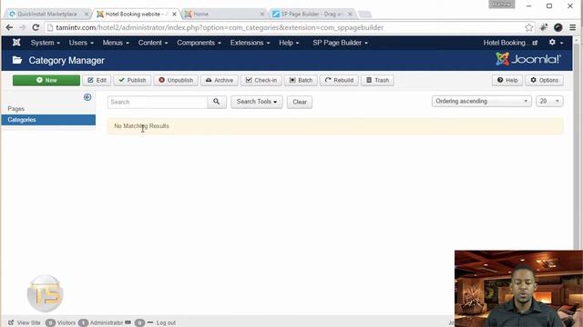 Create a Hotel Booking Website In 1 hour with Joomla - 11 - quick overview of sp pagebuilder hotel смотреть онлайн