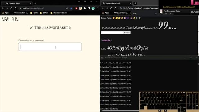 [WR] The Password Game Speedrun 0:27 (Pre-Typed, Spreadsheet) смотреть онлайн