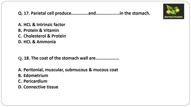MCQs on CVS, GIT & Respiratory system of HAP смотреть онлайн