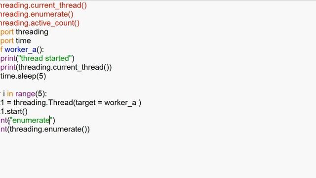 #52 | Python Tutorial in Tamil |threading.enumerate() | active_count() | current_thread() in python смотреть онлайн