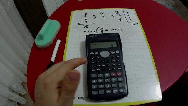 Hesap Makinesi ile Standart Sapma Hesabı (fx-82ms) смотреть онлайн