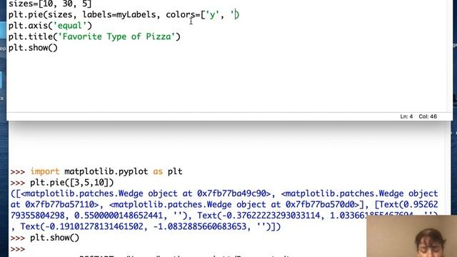 Python - matplotlib pie and bar charts смотреть онлайн