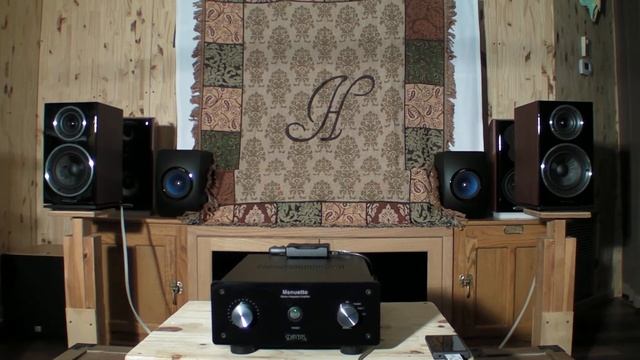 Wharfedale Diamond 225 Speakers Dayens Menuetto Amplifier Chord Mojo DAC Sony NW-A45 DAP Gold 4U❤️ смотреть онлайн
