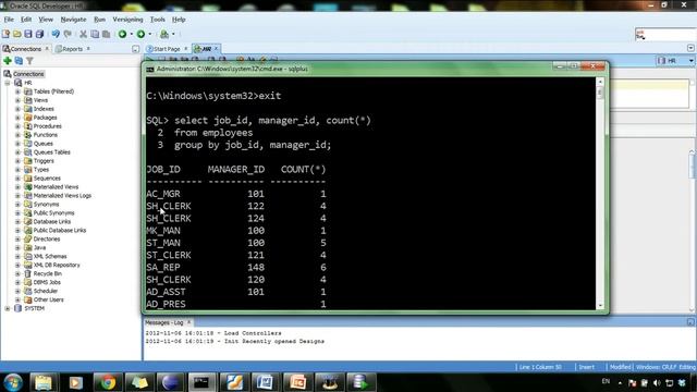 ORACLE SQL 19: Group multiple functions смотреть онлайн