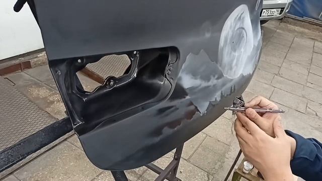 Аэрография на авто Kia Cerata. Diy Custom Paint Car. #airbrush #airbrushing #аэрография