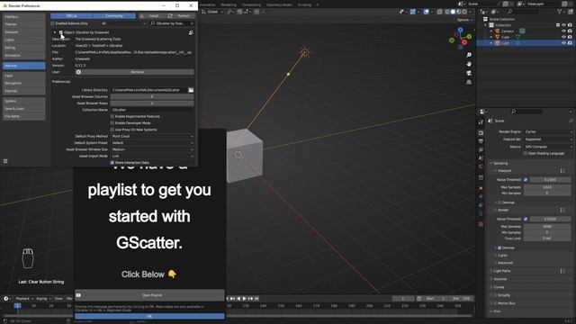 Blender G-Scatter - Getting started TUTORIAL смотреть онлайн