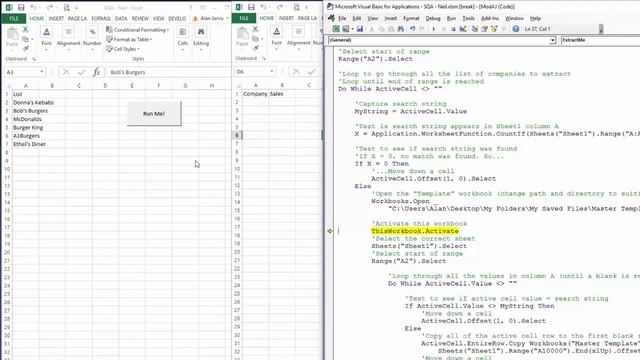 Excel VBA Extracting Specific Data From A Big File, To A Bunch Of Little Ones With VBA смотреть онлайн