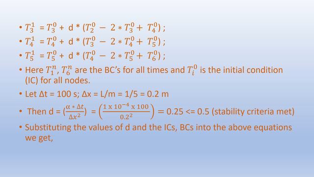Solve 1D Transient Heat Conduction Problem Using Finite Difference FTCS Method смотреть онлайн