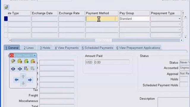 1-Standard Invoice -account payableTransaction oracle financial смотреть онлайн