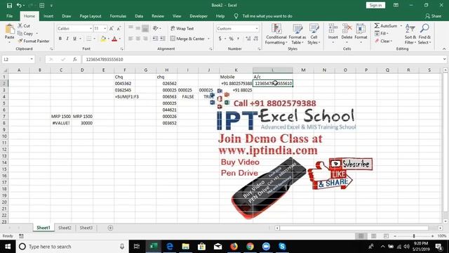 Custom Format in Excel 2019 смотреть онлайн